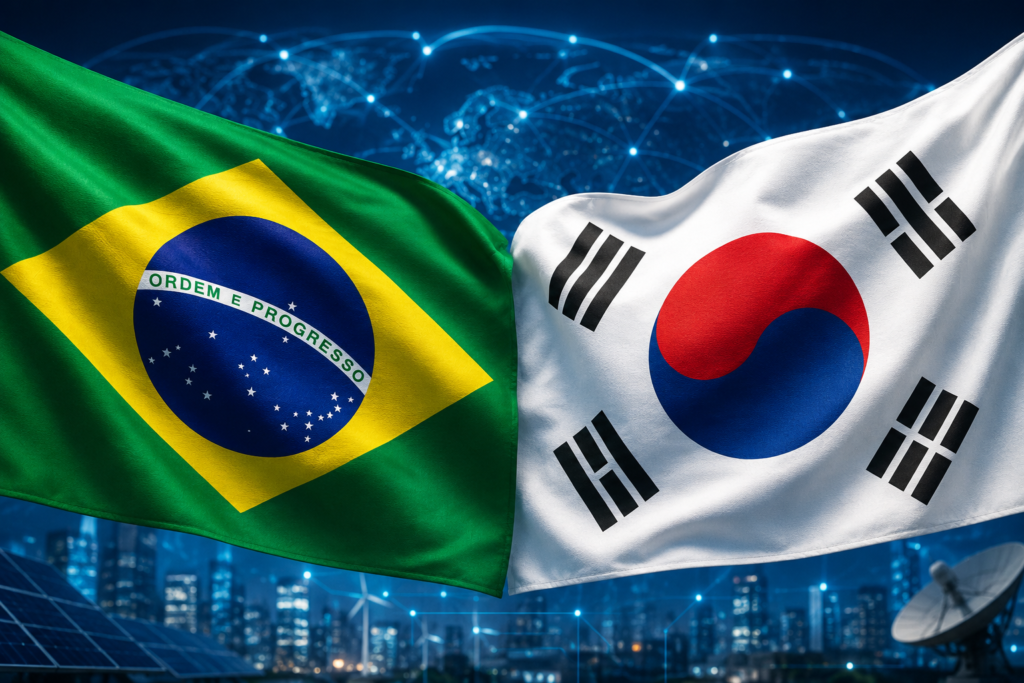 Brasil e Coreia do Sul ampliam cooperação tecnológica: quais setores podem ser beneficiados?